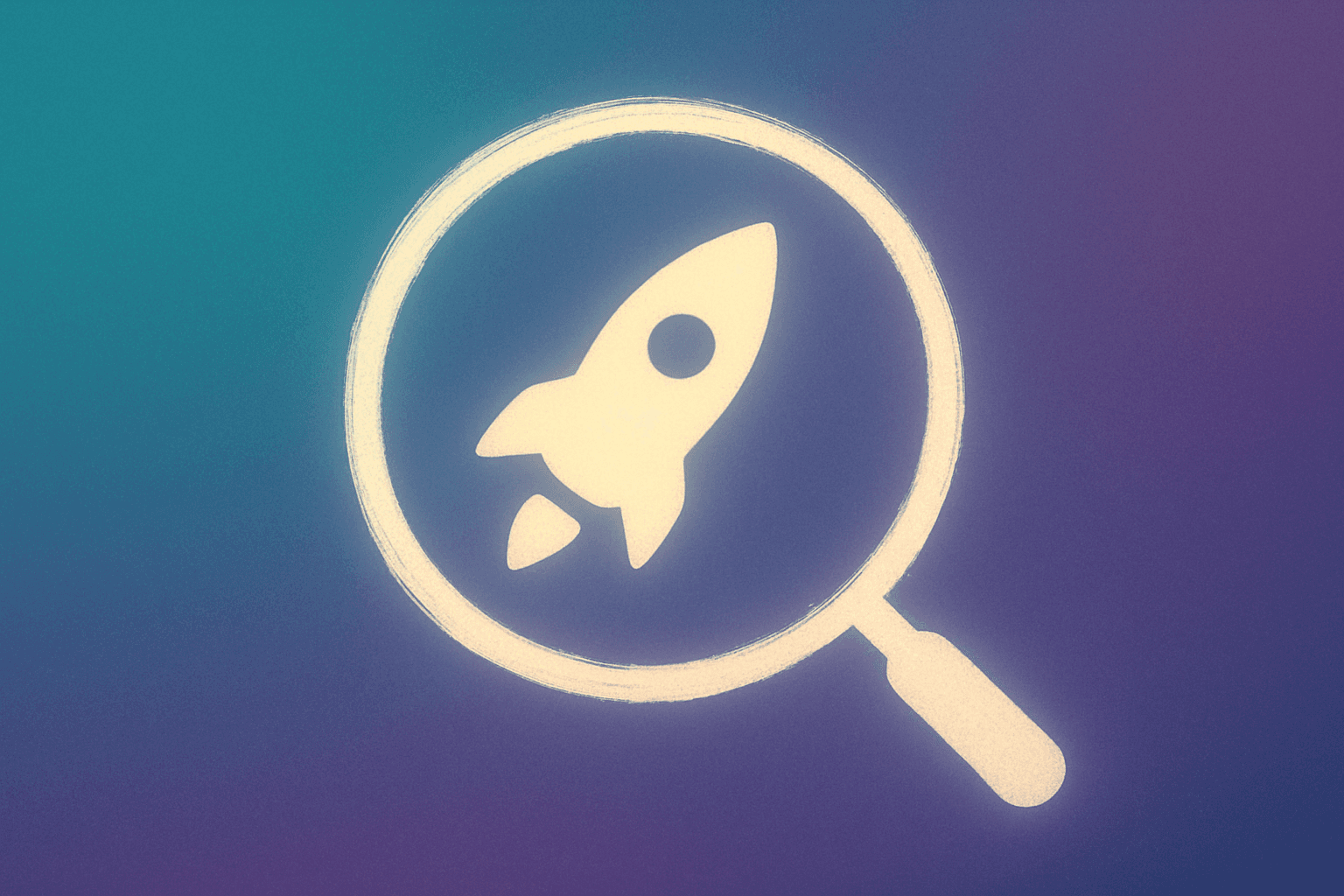 startup-discovery-search-rocket-inside-magnifying-glass